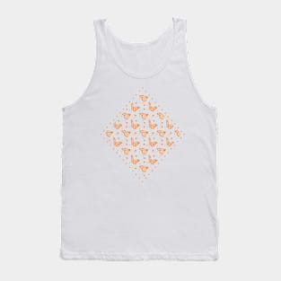 Monarch Butterfly Pattern Tank Top